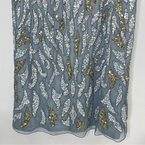 Mac Duggal 5532 Jewel Neckline Embellished Illusion Cap Sleeve Column Gown - Picture 10 of 13